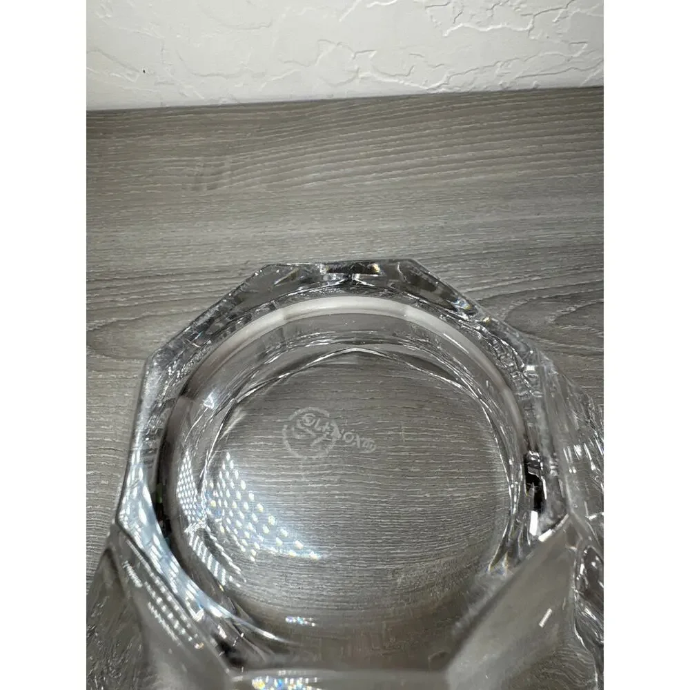 Lenox Carat Collection Crystal Candy Box‎ & Lid Discontinued Piece